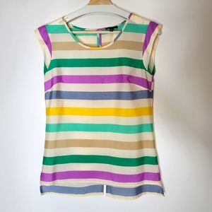 The Limited Multicolored Color Striped Blouse